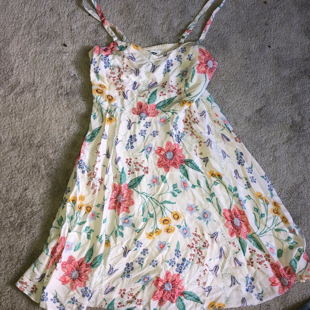 Adjustable Strap Cami sundress w/ slip